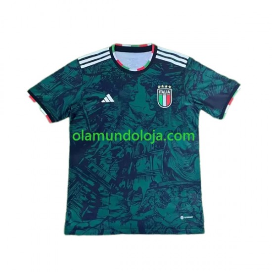 Camisola Itália Renaissance Homem Equipamento Primeiro 2023-2024 Manga Curta
